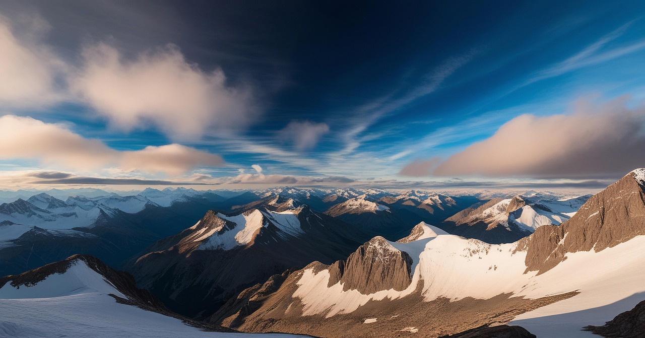 Download free HD stock image of Ai Generated Mountains Free ai generated mountains snow illustration