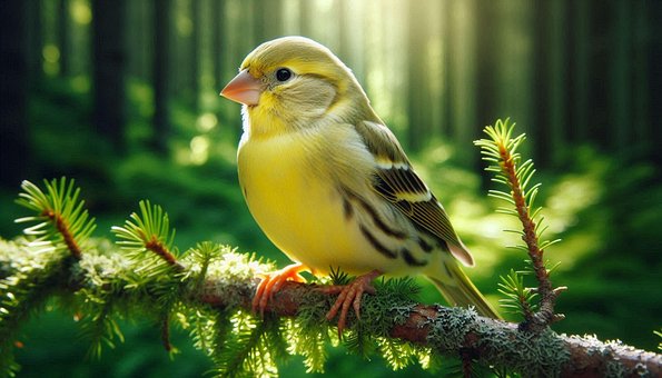 Ai Generiert, Kanarienvogel, Vogel, Tier