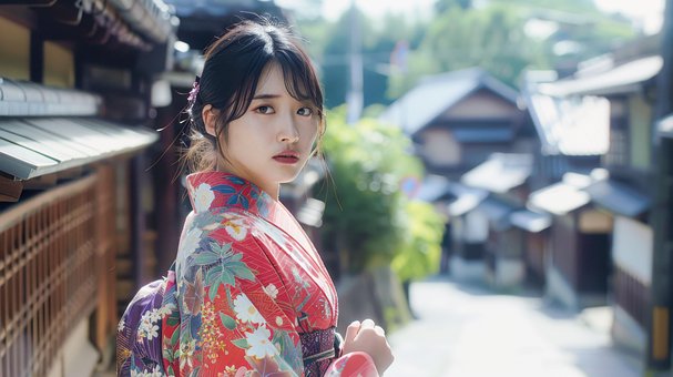 Ai Generado, Japonés, Mujer, Japón, Niña