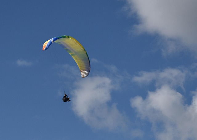 Gleitschirm, Entspannung, Sommer, Himmel