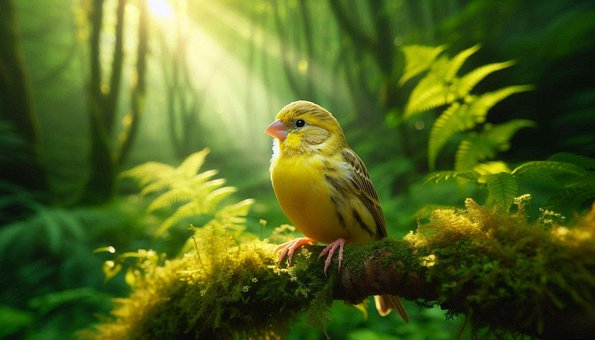 Ai Generiert, Kanarienvogel, Vogel, Tier