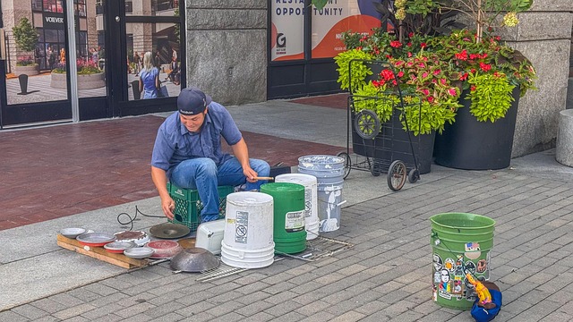 Free Street Performer Musician photo and picture