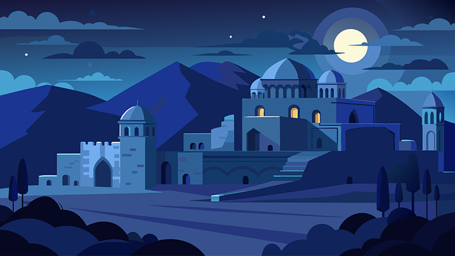 Free ai generated city town vector