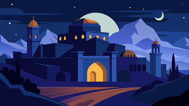 Free ai generated city town vector