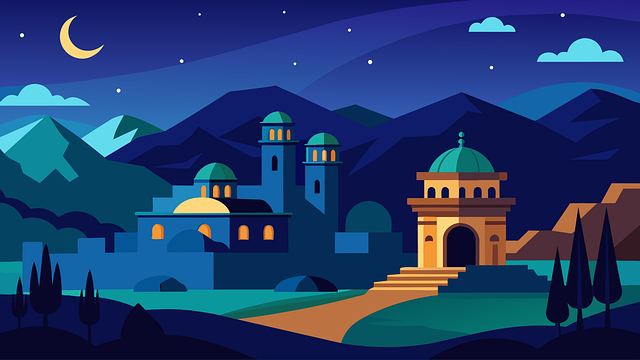 Free ai generated city town vector