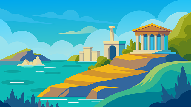 Free ai generated greece greek vector