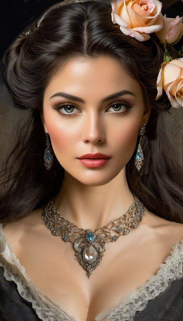Free ai generated beautiful woman illustration