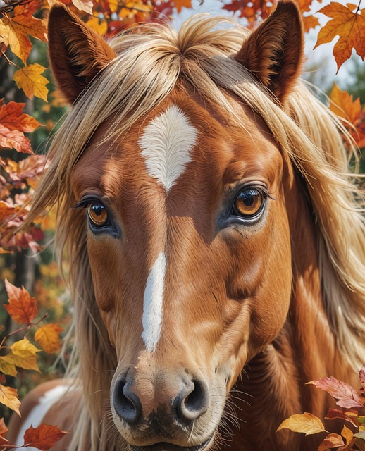 Free ai generated horse animal illustration