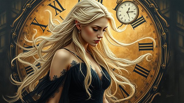 Free Blond Woman illustration and picture