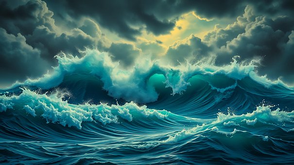 Free Ai Generated Ocean illustration and picture