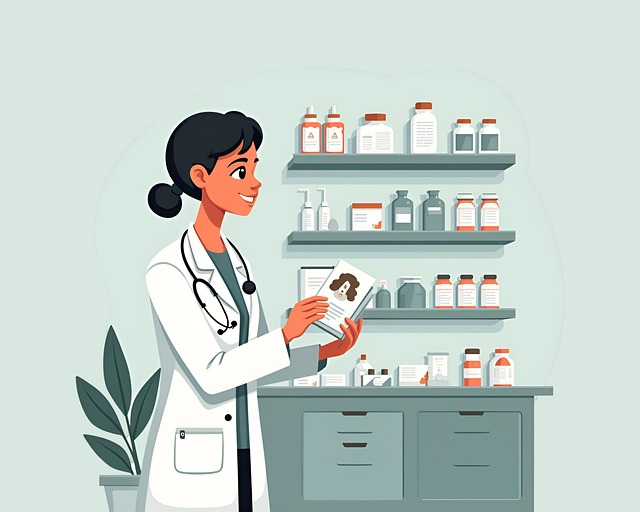 Free pharmacist medical female illustration