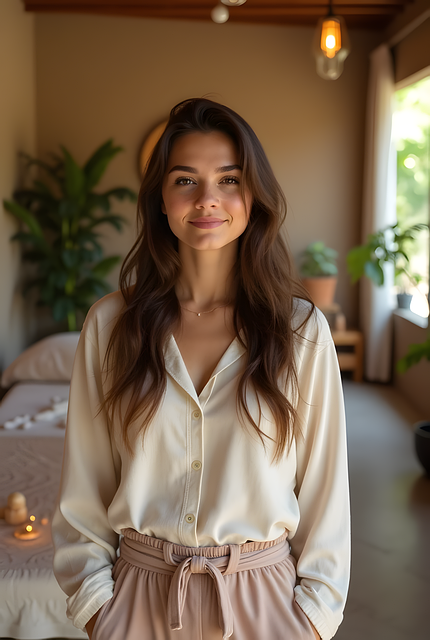 Free ai generated woman smile illustration