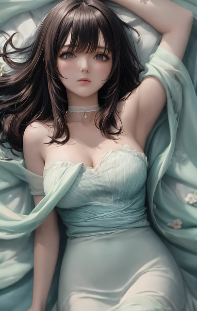 Free ai generated anime woman illustration