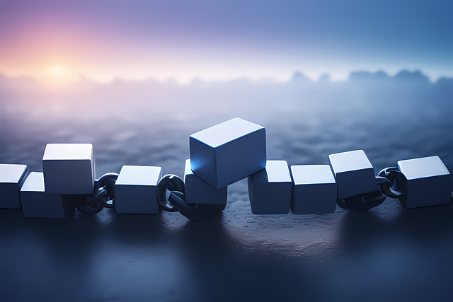 Download free HD stock image of Ai Generated Blockchain Free ai generated blockchain block illustration