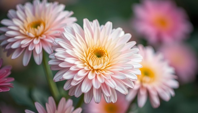Free ai generated chrysanthemum pink illustration