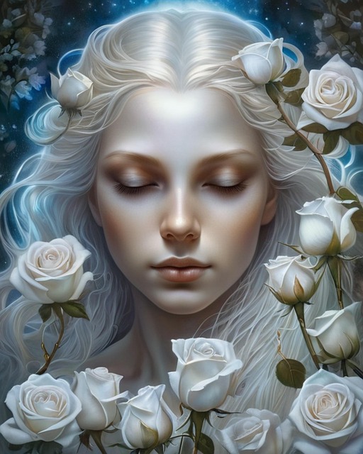 Free ai generated ethereal spirituality illustration