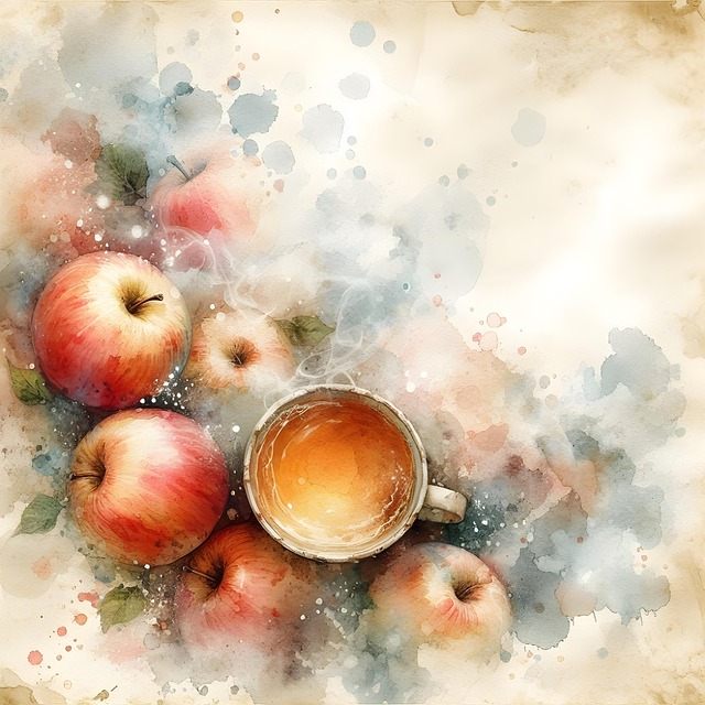Free ai generated apples cider illustration