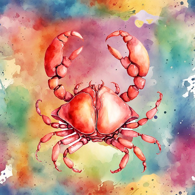 Download free HD stock image of Ai Generated Crab Free ai generated crab nature illustration