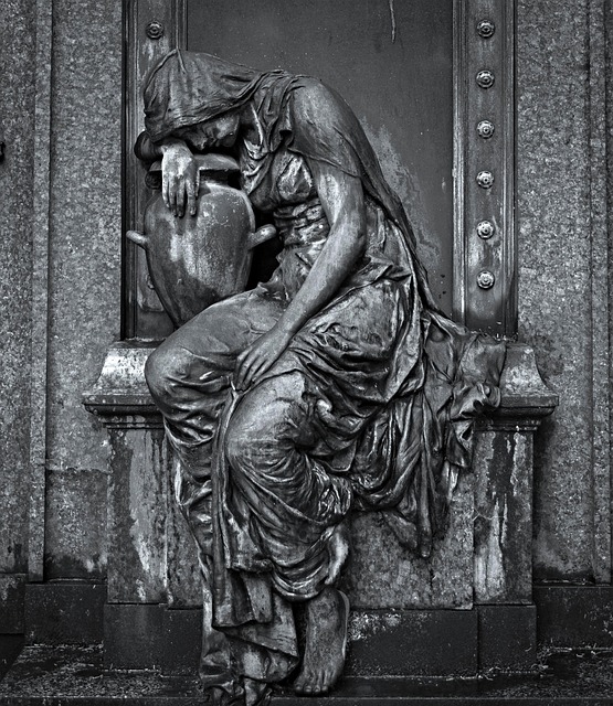 Statue, Kunst, Sorg