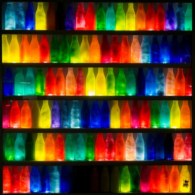Flasker, Glas, Glasflasker