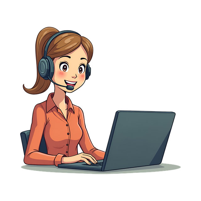 Free ai generated customer service headset illustration