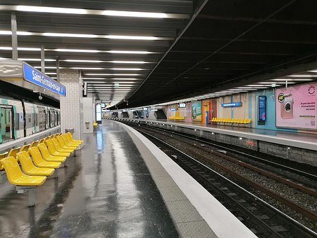 Verkehr, Zug, Rer, Schienen, Perspektive
