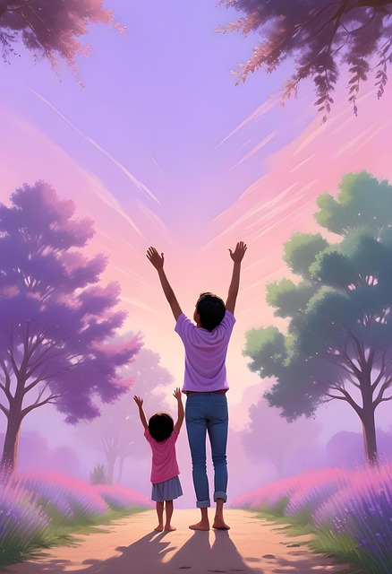 Free Ai Generated Family illustration and picture