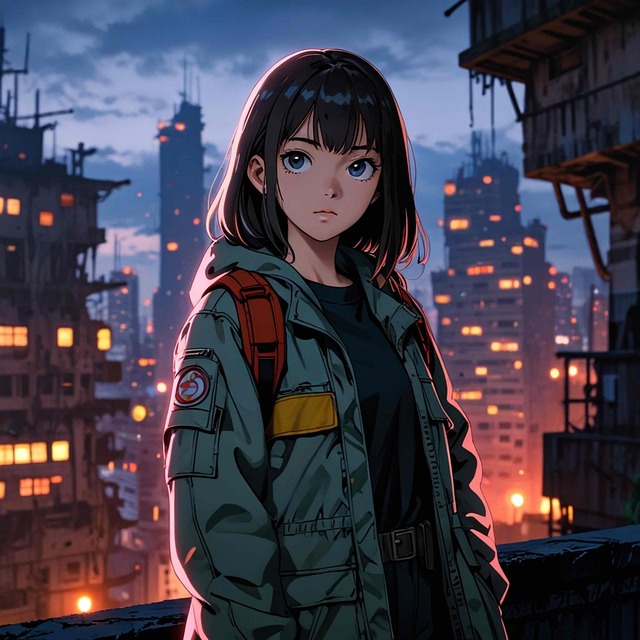 Free ai generated woman character illustration
