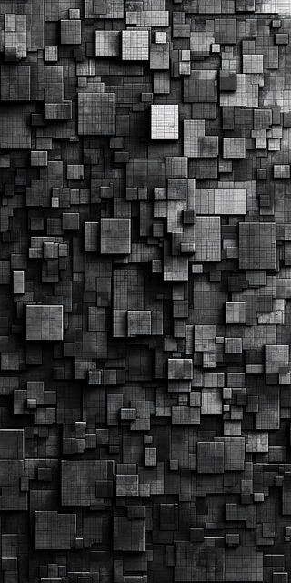 Free ai generated pixelated pattern illustration