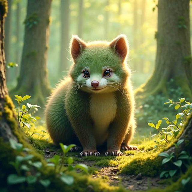 Free ai generated bear cute illustration