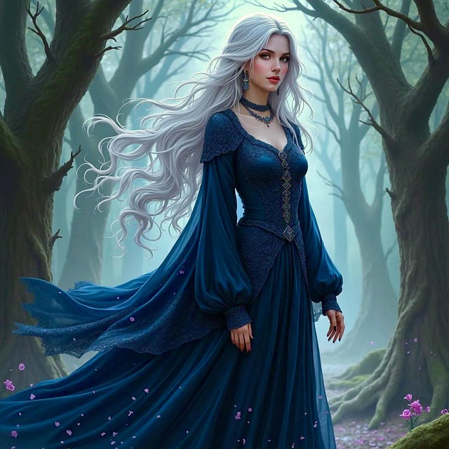 Free ai generated wizard beautiful illustration