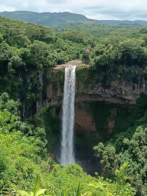 Free Mauritius Waterfall photo and picture