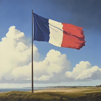 Ai Genereret, Flag, Frankrig, Symbol
