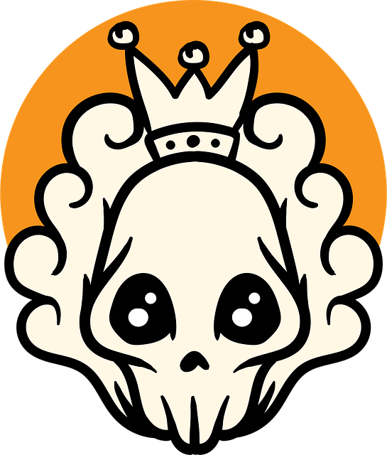 Free skull skeleton horror vector