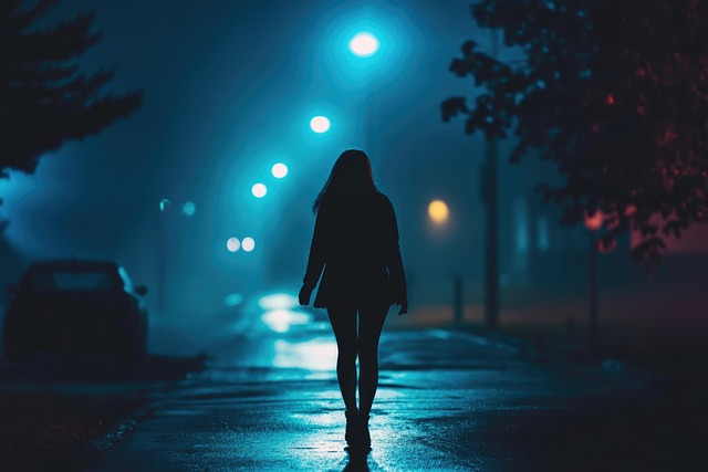 Free ai generated woman walking illustration