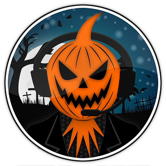 Free Halloween Jack-O-Lantern illustration and picture