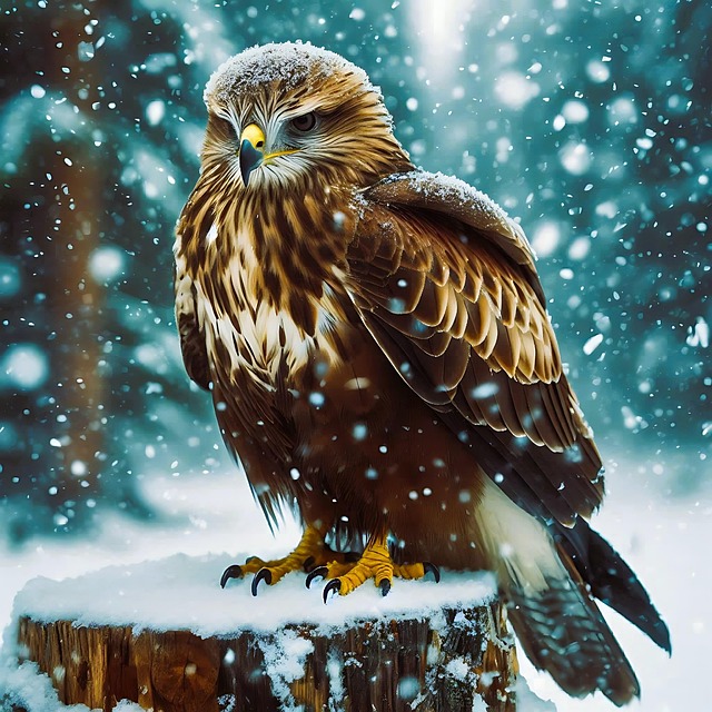 Free ai generated eagle nature illustration
