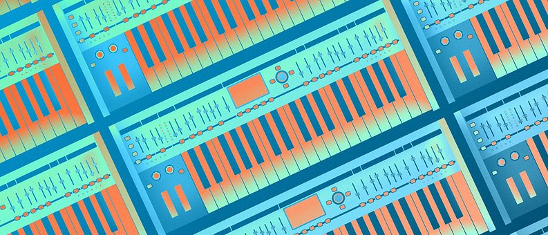 Free Synth Synthesizer illustration and picture