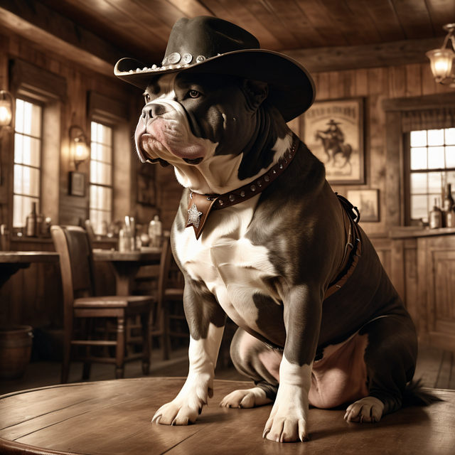 Hund, Dyr, Kjæledyr, Salong, Cowboy