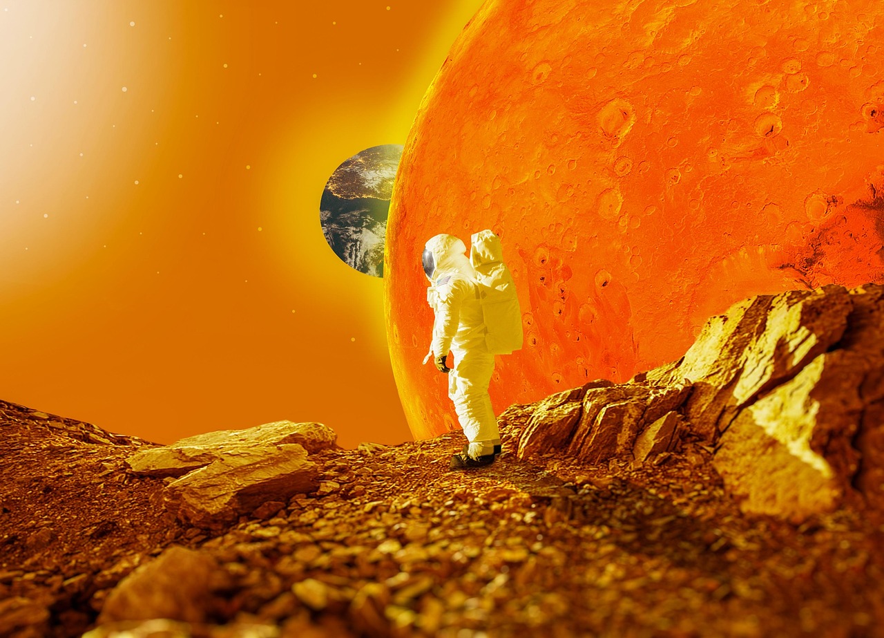 宇宙飛行士 惑星 火星 - Pixabayの無料写真