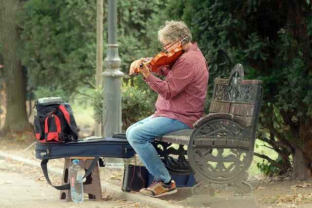 Free Man Busker photo and picture