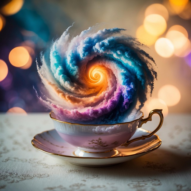 Download free HD stock image of Ai Generated Teacup Free ai generated teacup cyclone illustration