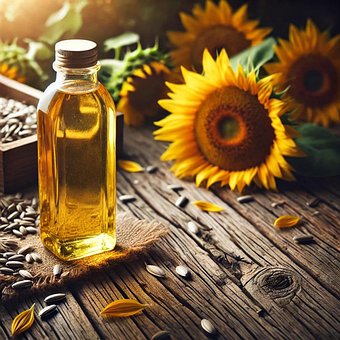 Ai Generado, Petróleo, Girasoles