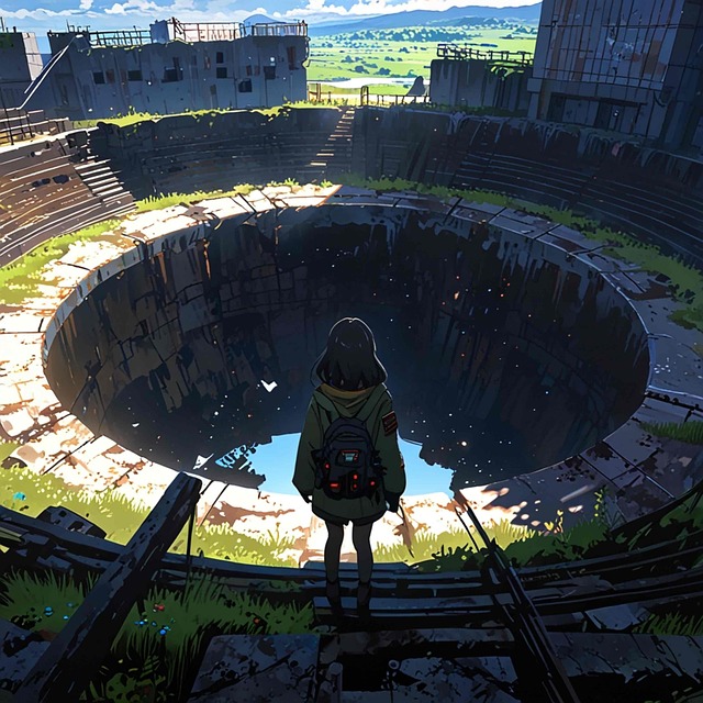 Download free HD stock image of Ai Generated Girl Free ai generated girl ruins illustration
