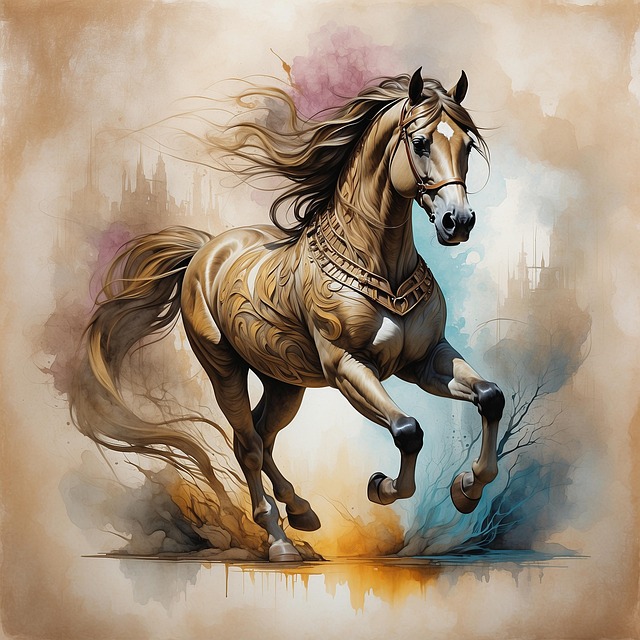 Imagen, Arte, Diseño, Dibujo, Caballo