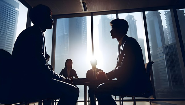 Büro, Geschäft, Arbeit, Interview