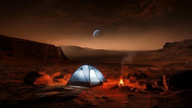 Free Ai Generated Camping illustration and picture