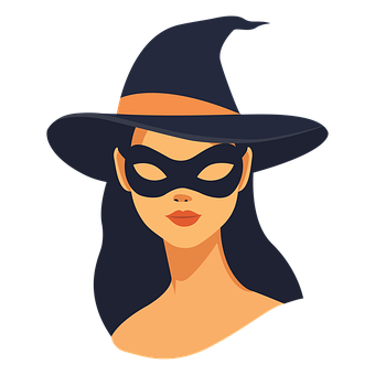 Free Girl Mask vector and picture