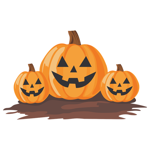 Free halloween jack-o-lantern pumpkin illustration