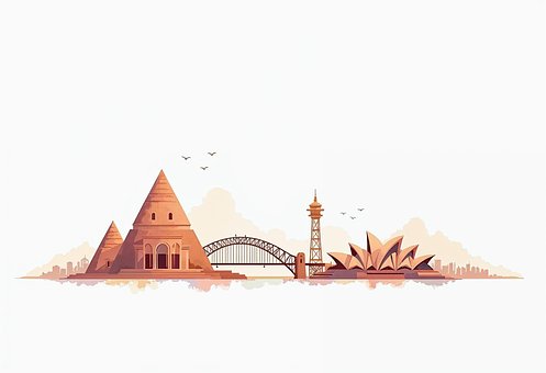 Ai Gerado, Marco, Arquitetura, Aquarela